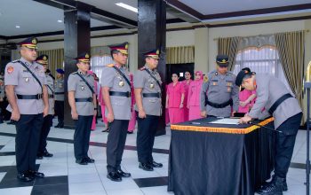 Kapolda Gorontalo Pimpin Sertijab Empat PJU, Salah Satunya Jabatan Wakapolda