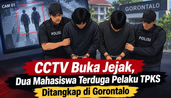 CCTV Buka Jejak, Dua Mahasiswa Terduga Pelaku TPKS Ditangkap di Gorontalo