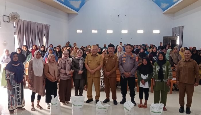 Masyarakatnya Dapat Bantuan Pangan, Kades Lamahu : Terima Kasih Pak Wabup Tonny dan Ibu