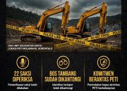 Dua Excavator Disita, Polres Gorontalo Kantongi Nama Bos PETI Molamahu
