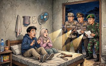 Geger, Pasangan Bukan Muhrim di Kabupaten Gorontalo Kepergok Bawa Katapel Dalam Kos