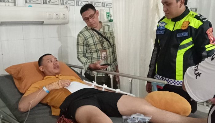 Ngebut di Jalan Kota Gorontalo, Pengendara Scoopy Putih Diduga Tabrak Wartawan Lalu Kabur