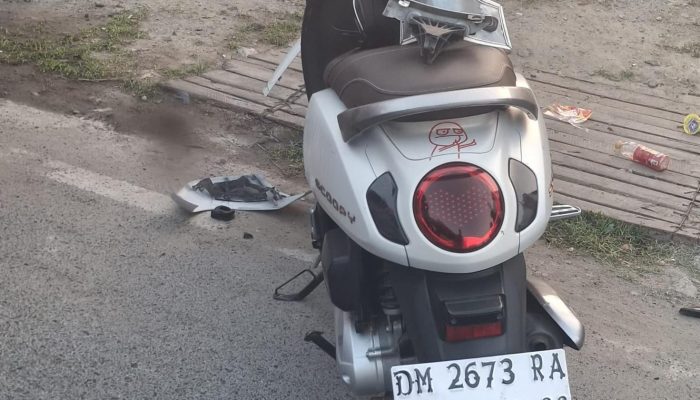 Usai Tabrak Wartawan, Pengendara Motor Scoopy DM 2673 RA Kabur