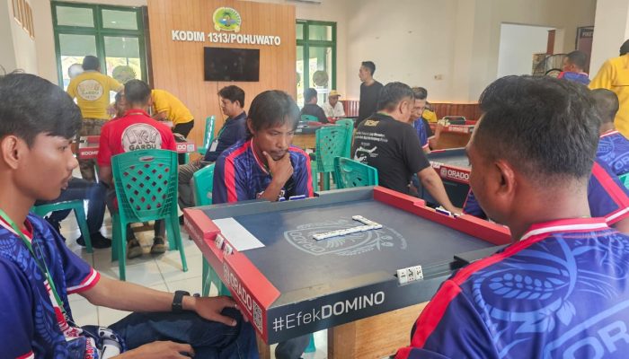 Domino Orado 101 Piala Panglima TNI Meriahkan HUT TNI di Pohuwato