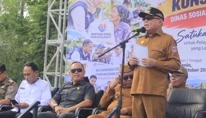 Apel Akbar Dinsos-PMD Kabupaten Gorontalo, Sofyan Puhi : Desa Harus Tahu Masalahnya Sendiri